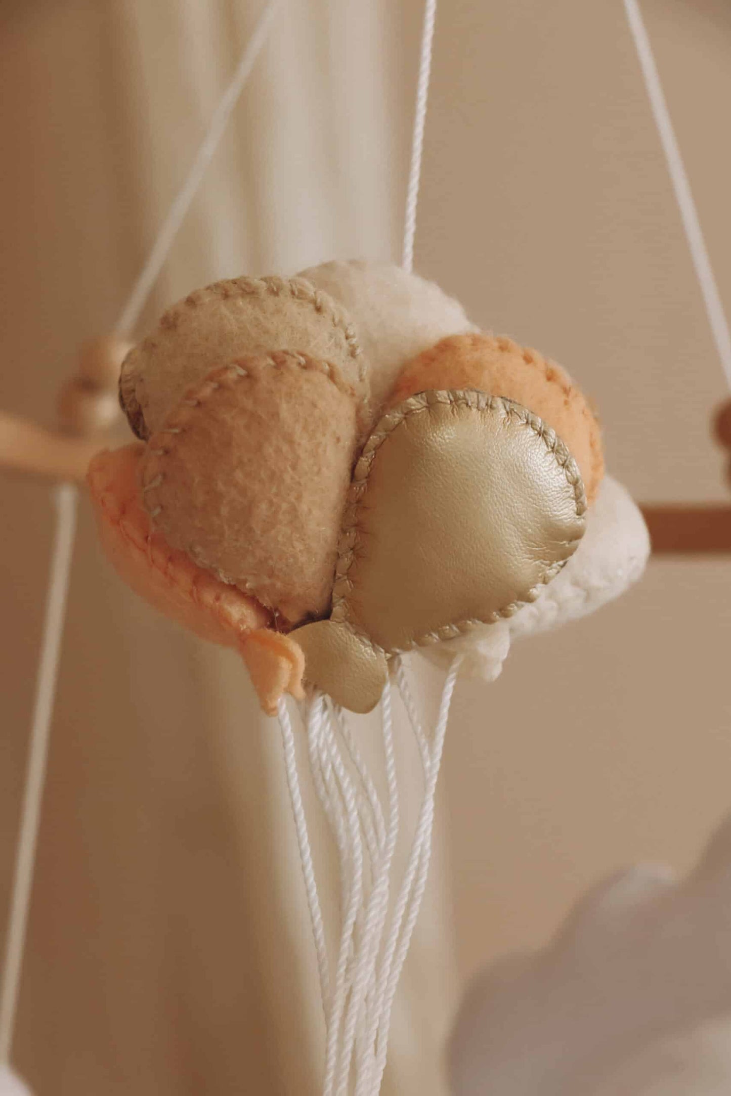 Handmade Bunny baby mobile
