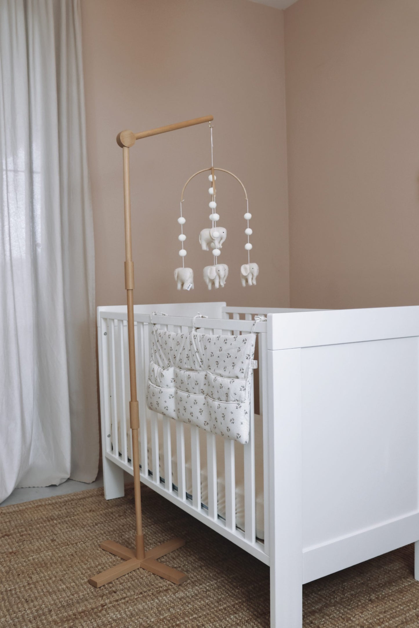 Handmade Brown Bear baby mobile