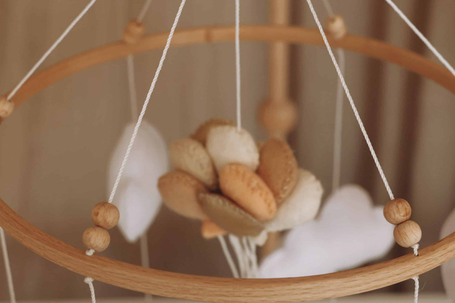 Handmade Bunny baby mobile
