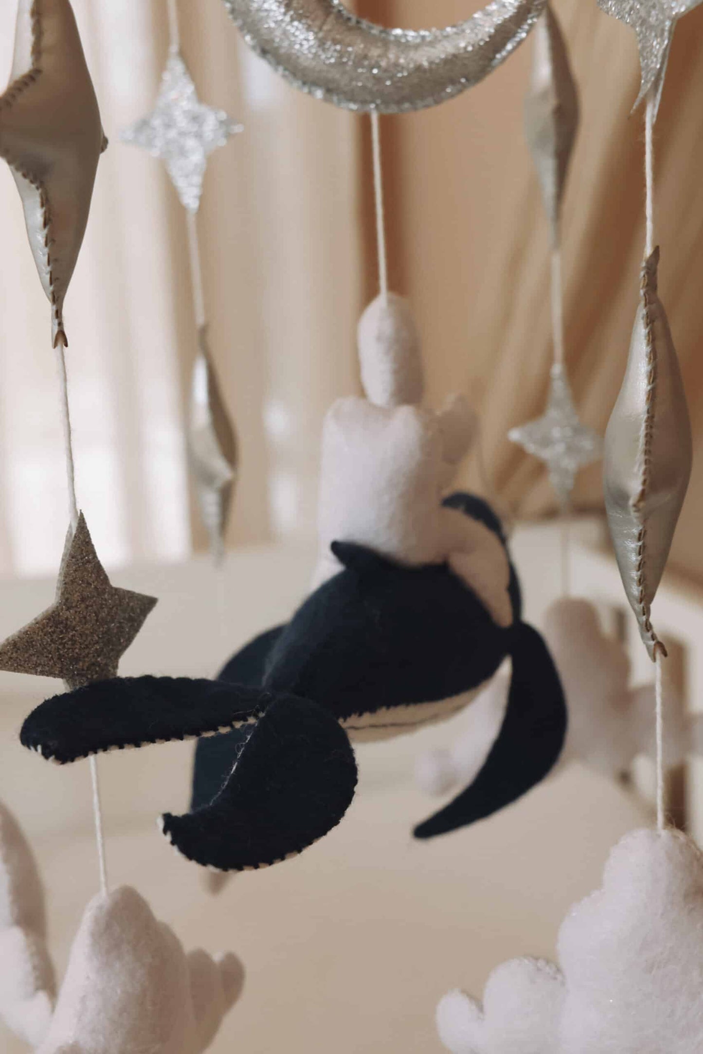 Handmade astronaut mobile